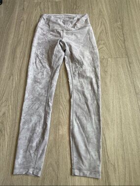 lululemon athletica Light Gray Marble Leggings